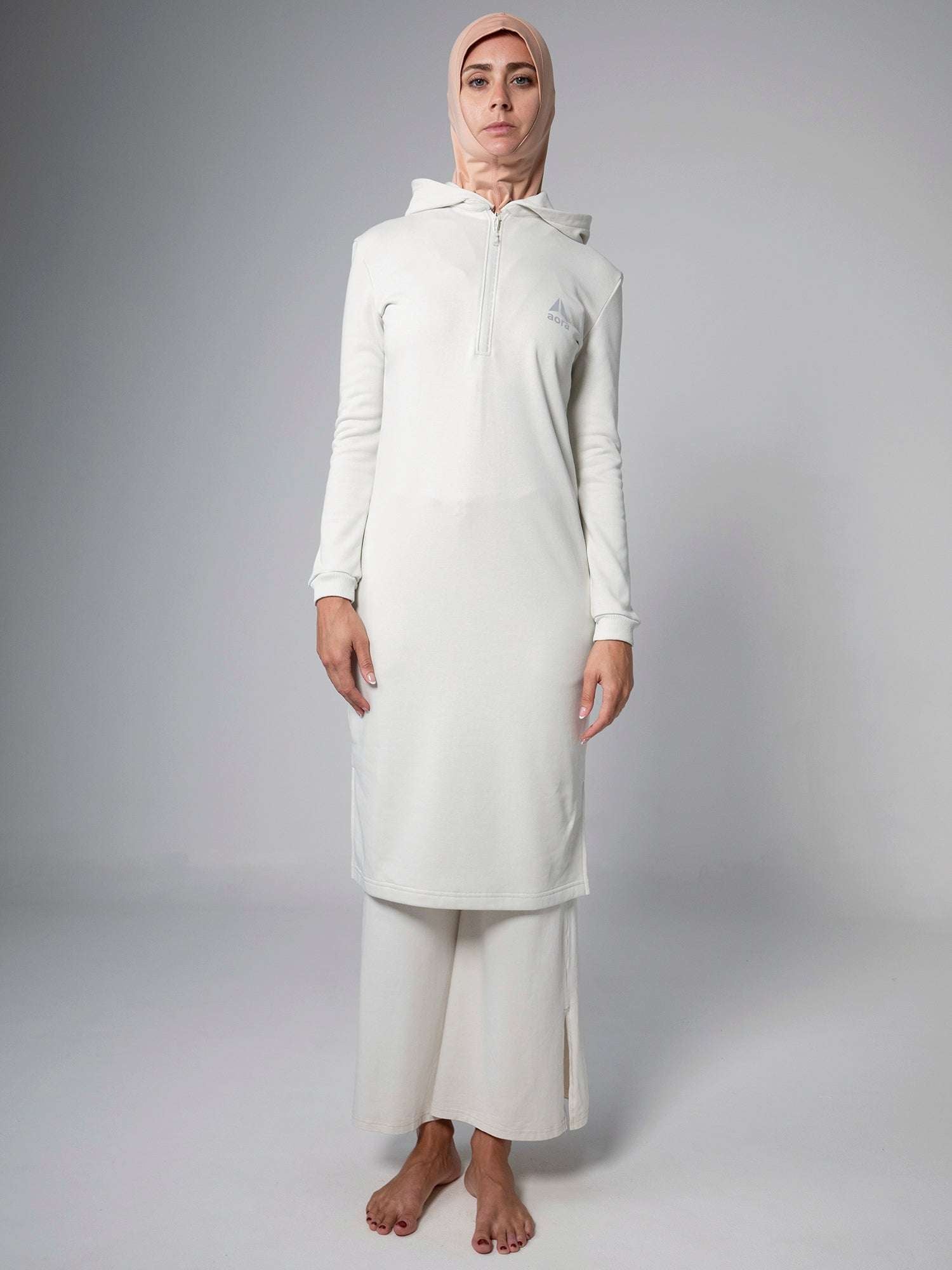 MERAKI HALF ZIP HOODIE For Women - Aora Athliesure Shop online in Abu Dhabi