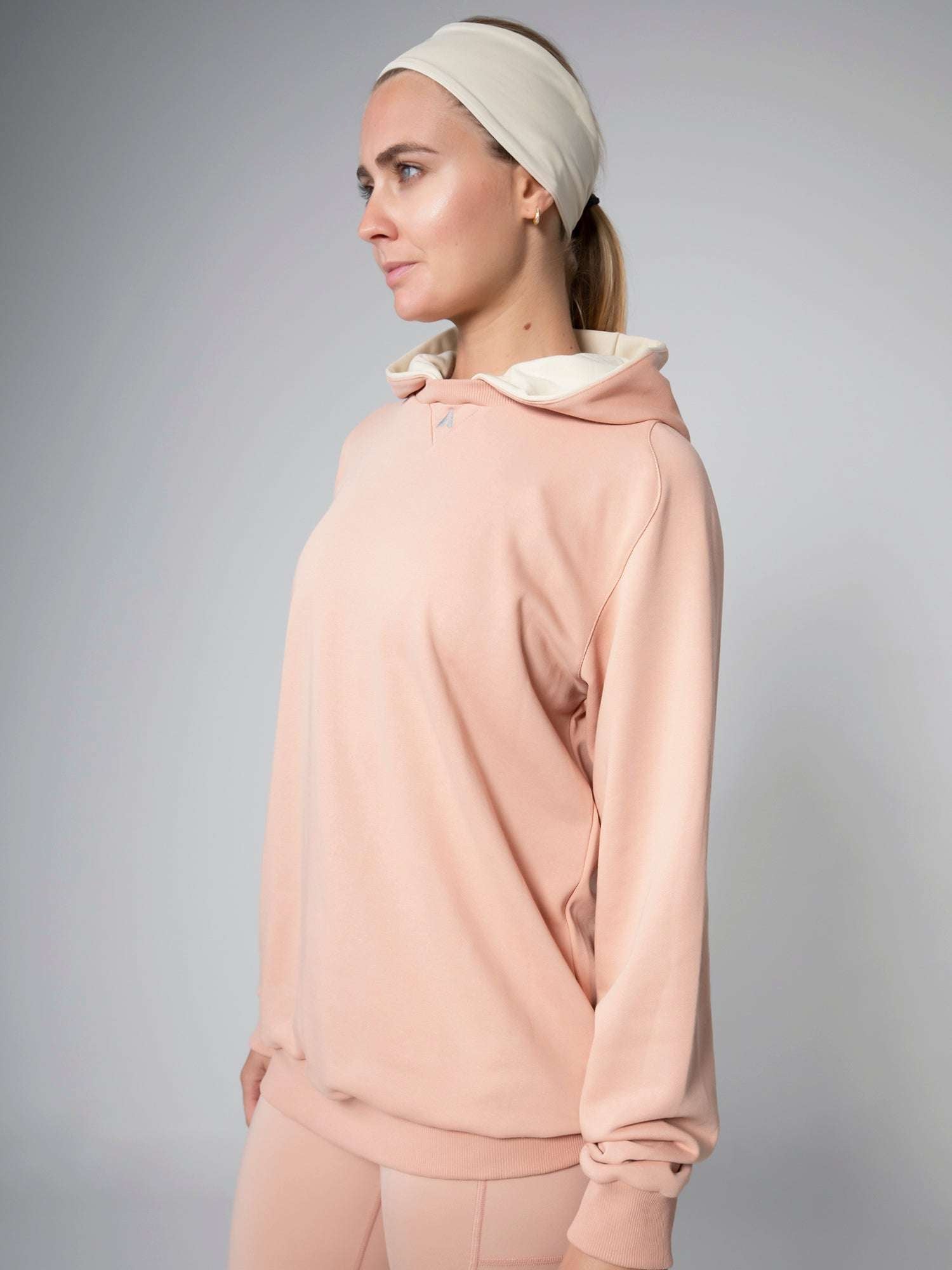 UNISEX CHROME QAZE BI-COLOR HOODIE For Women - Aora Activewear Shop online in UAE