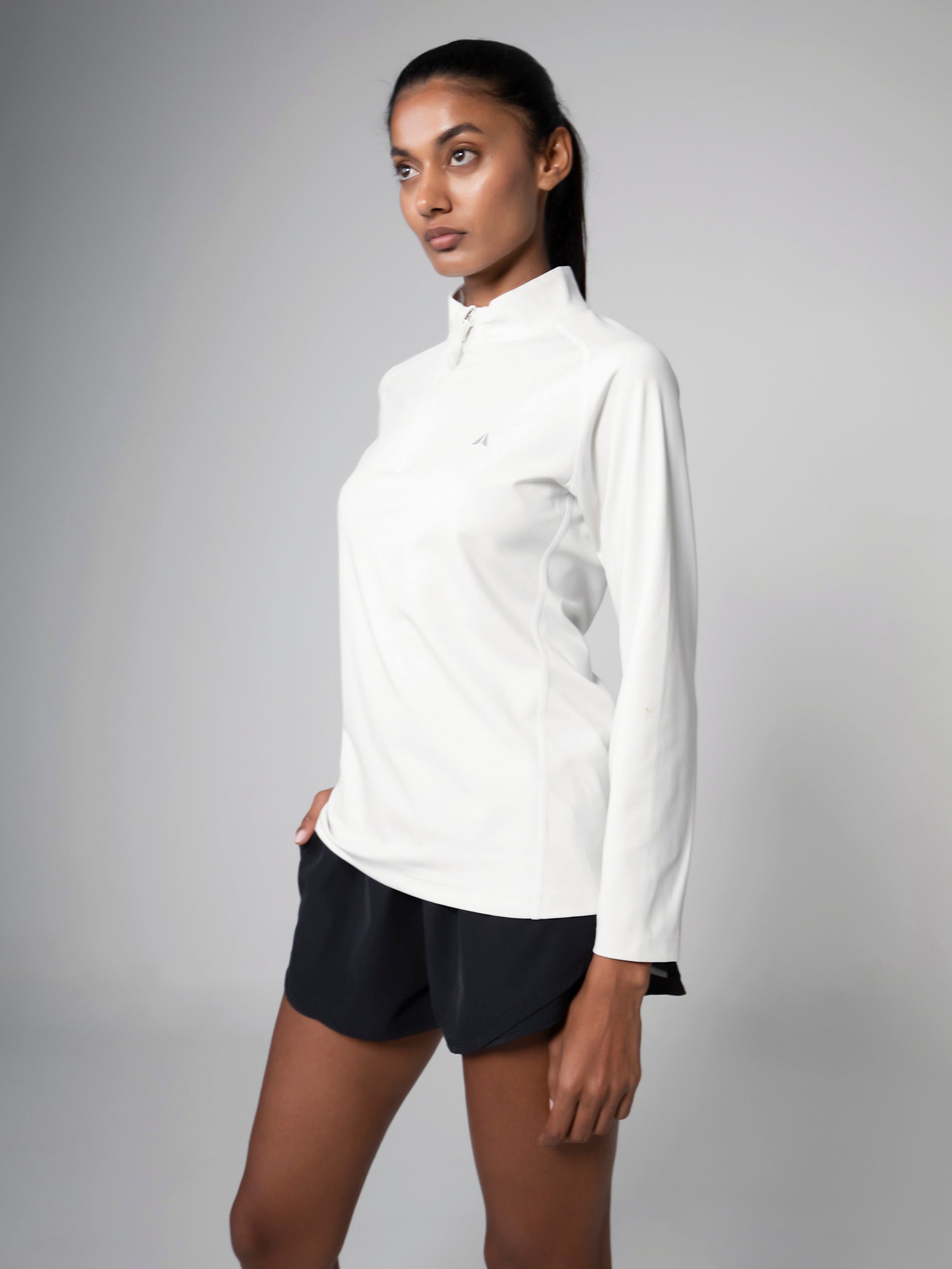 365 HALF ZIPPER LONGSLEEVE For Men- Aora Activewear Shop online in Abu Dhabi