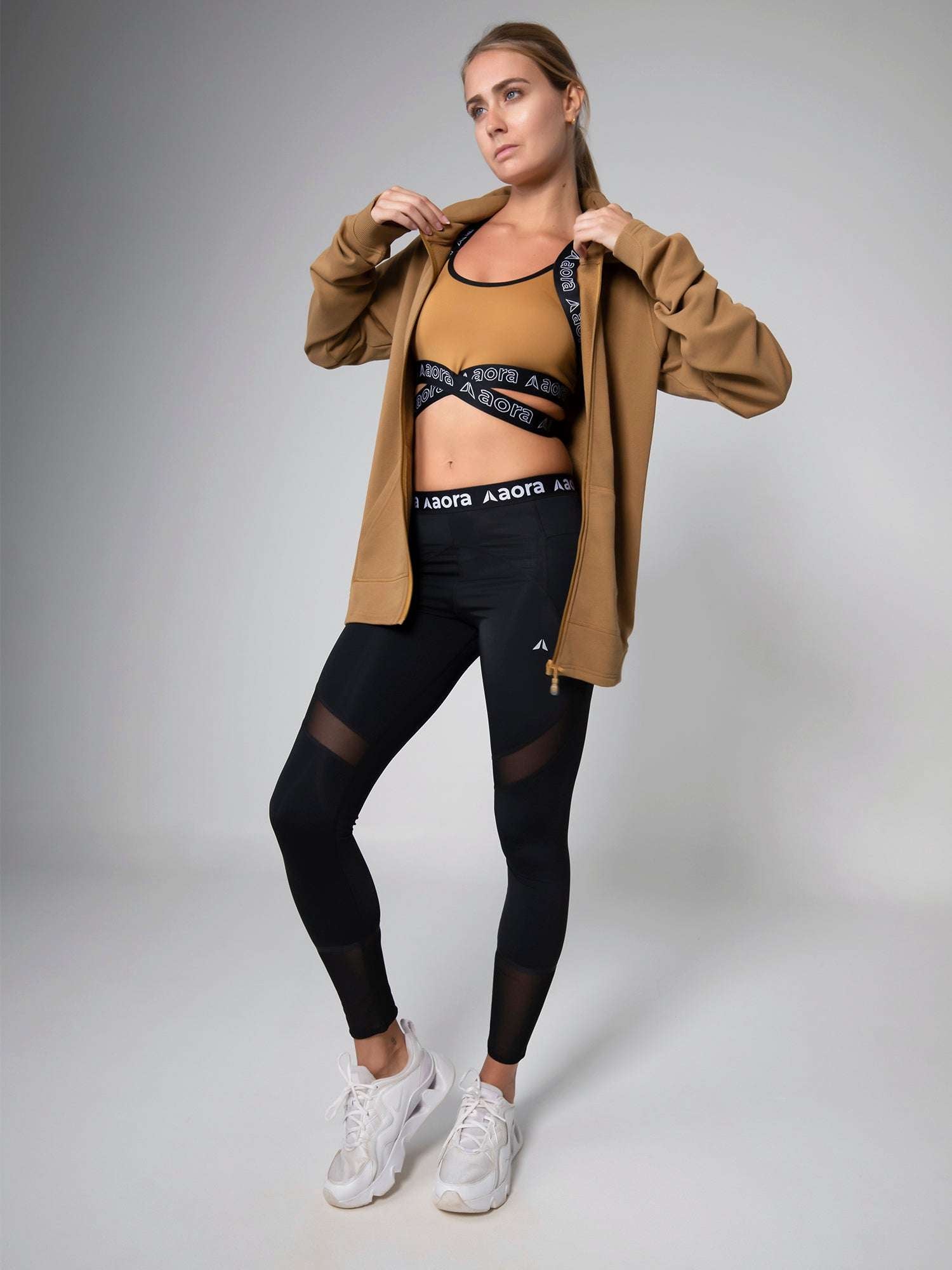 OVERSIZED ZIPPER HOODIE For Women - Aora Activewear Shop online in Dubai