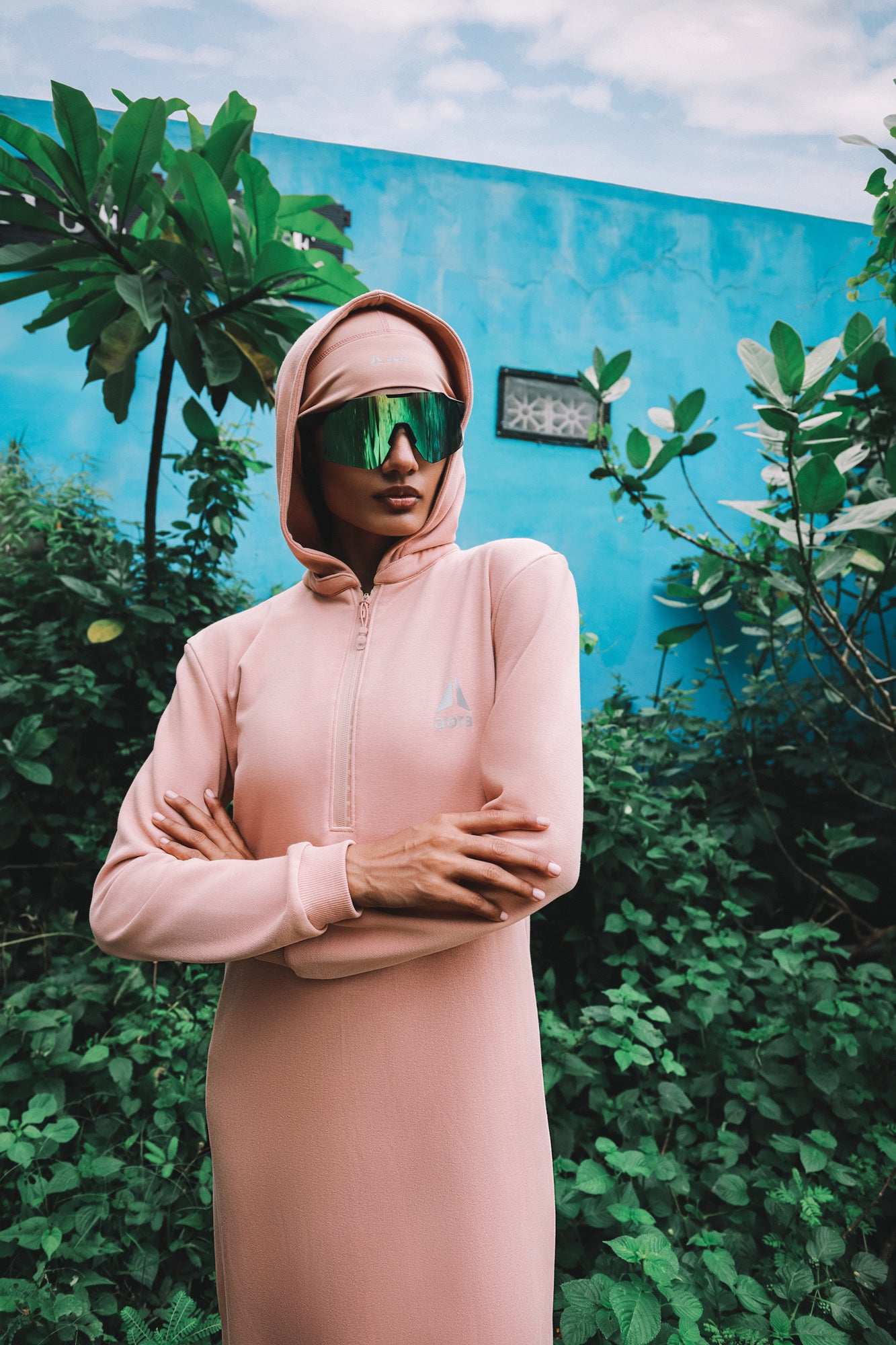 MERAKI HALF ZIP HOODIE For Women - Aora Activewear Shop online in Dubai