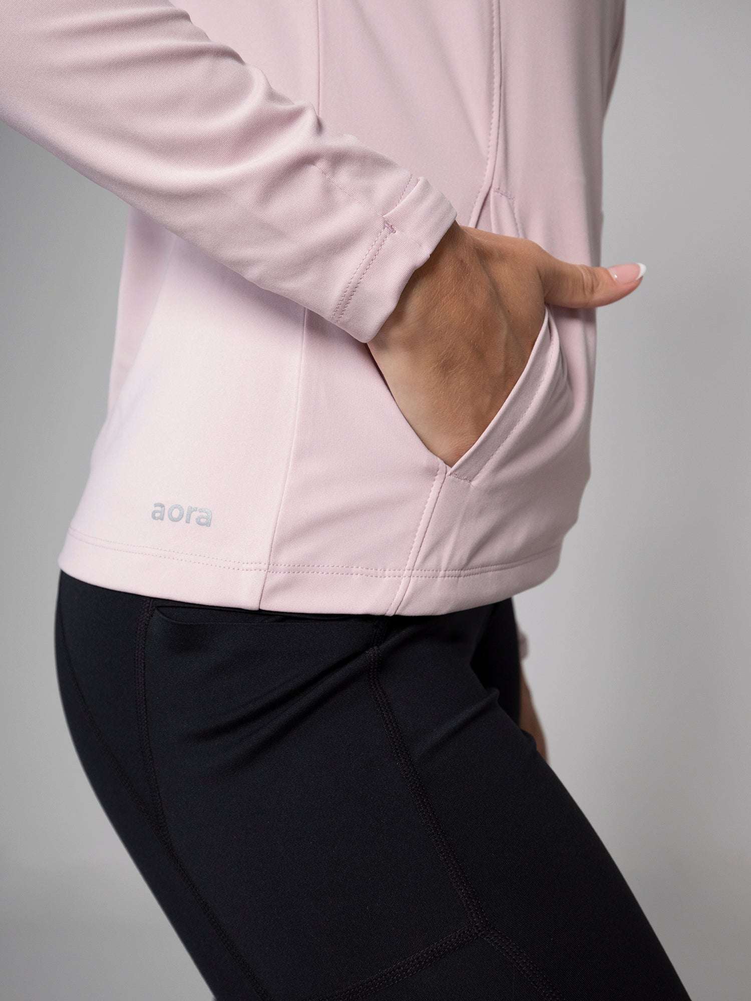 RAIN PERFORMANCE JACKET - LIGHT PINK For Women - Aora Athliesure Shop online in UAE