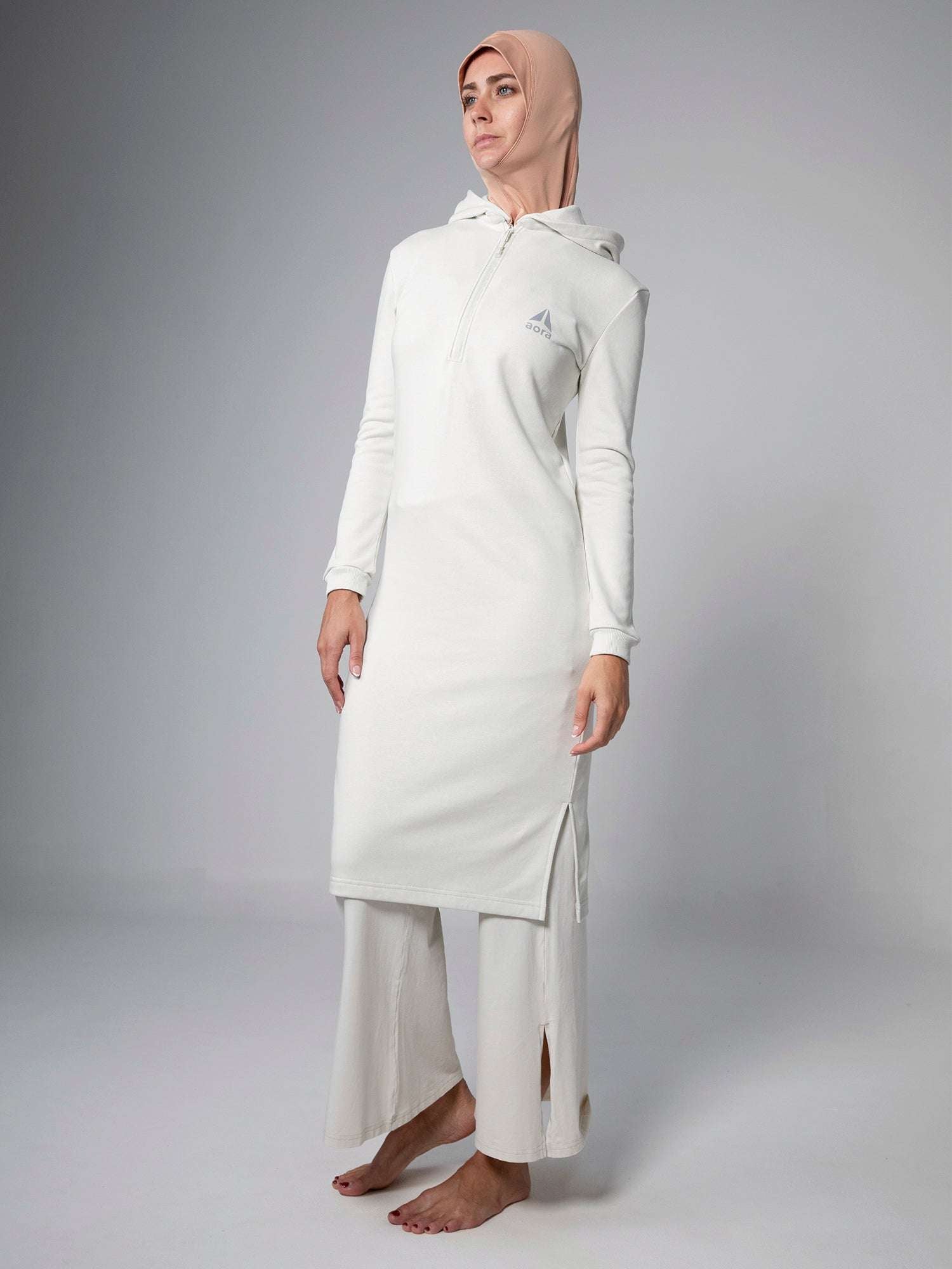 MERAKI HALF ZIP HOODIE For Women - Aora Athliesure Shop online in Abu Dhabi