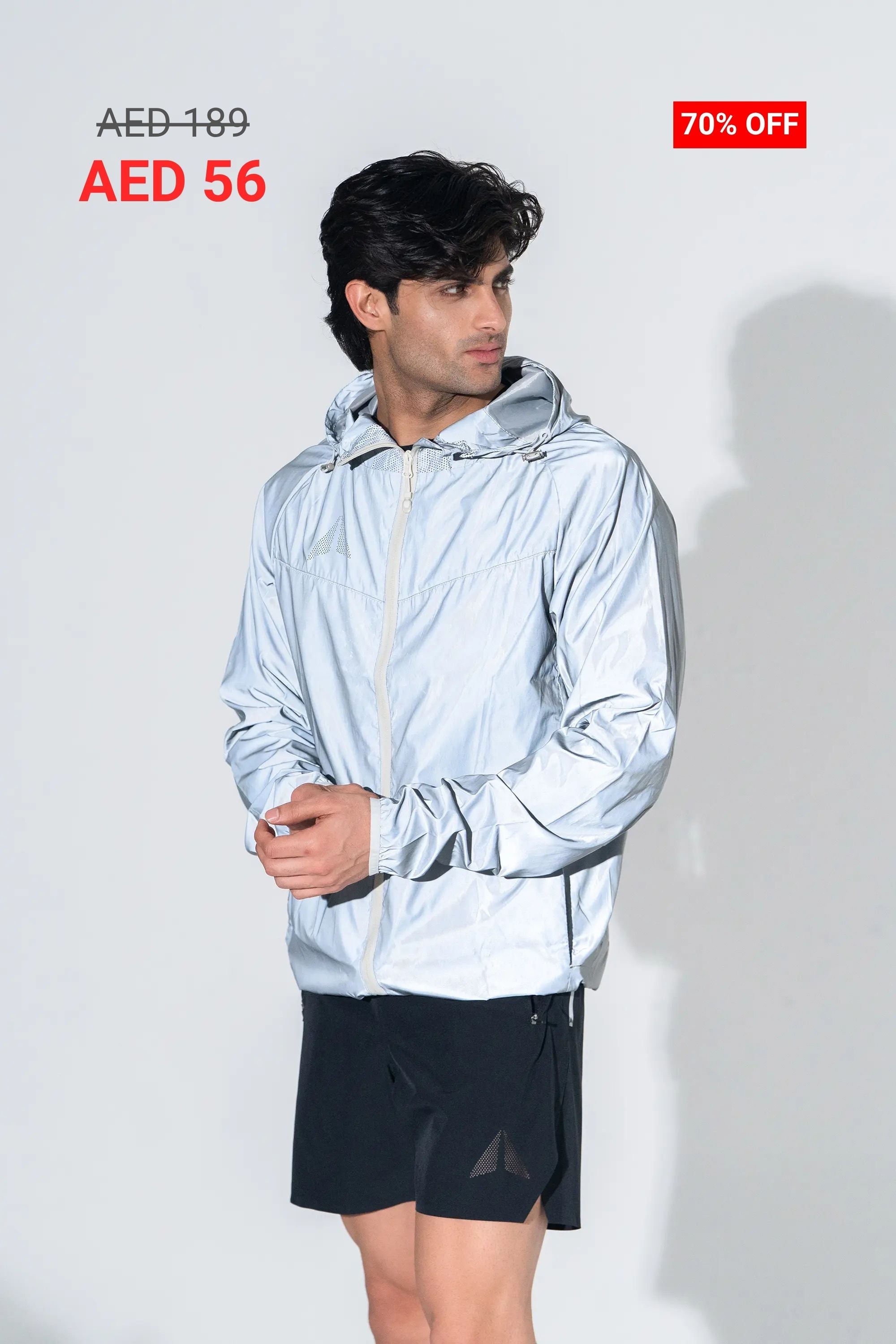 REFLECTIVE WINDBREAKER JACKET