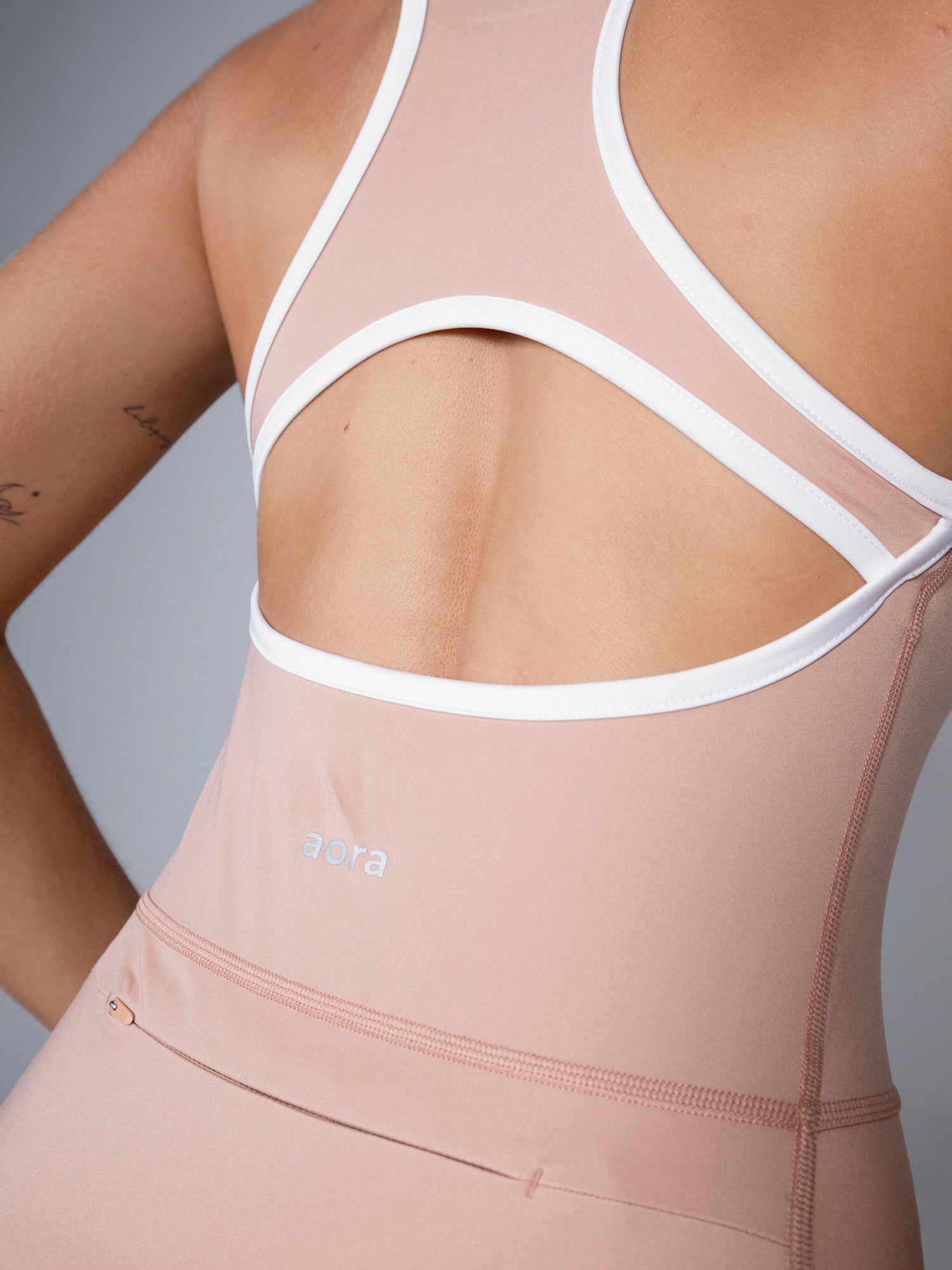 TWO TONE BODYSUIT