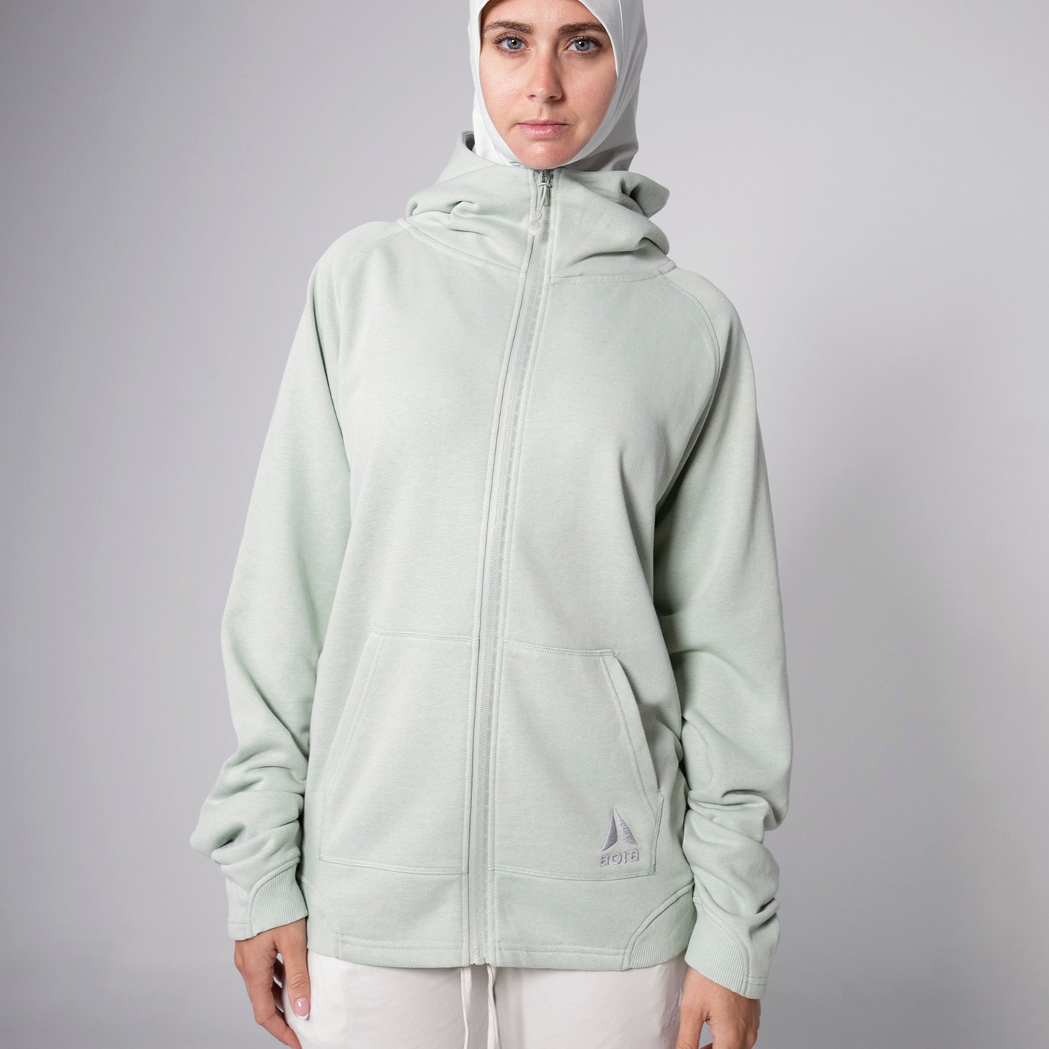 OVERSIZED ZIPPER HOODIE