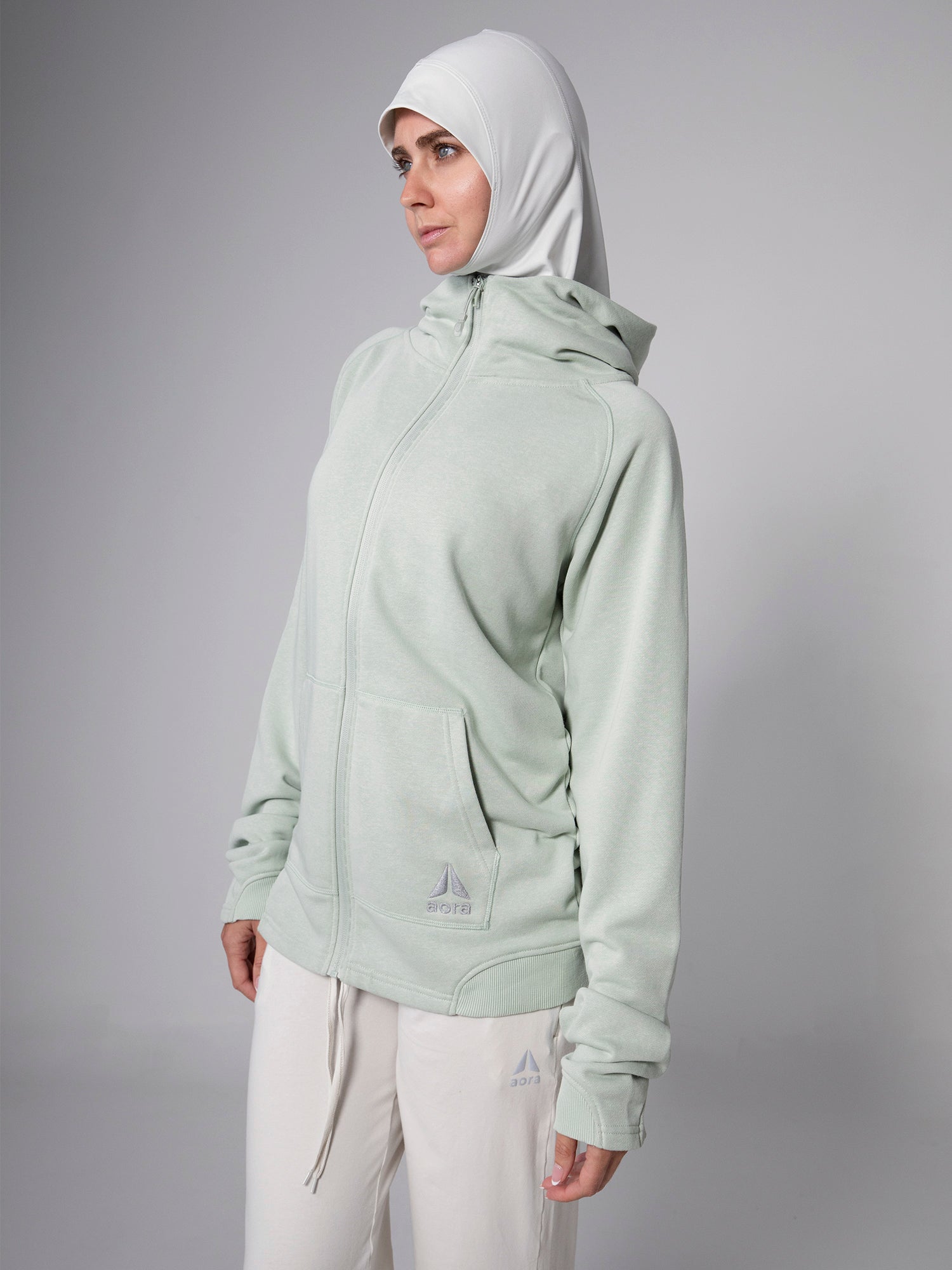 OVERSIZED ZIPPER HOODIE