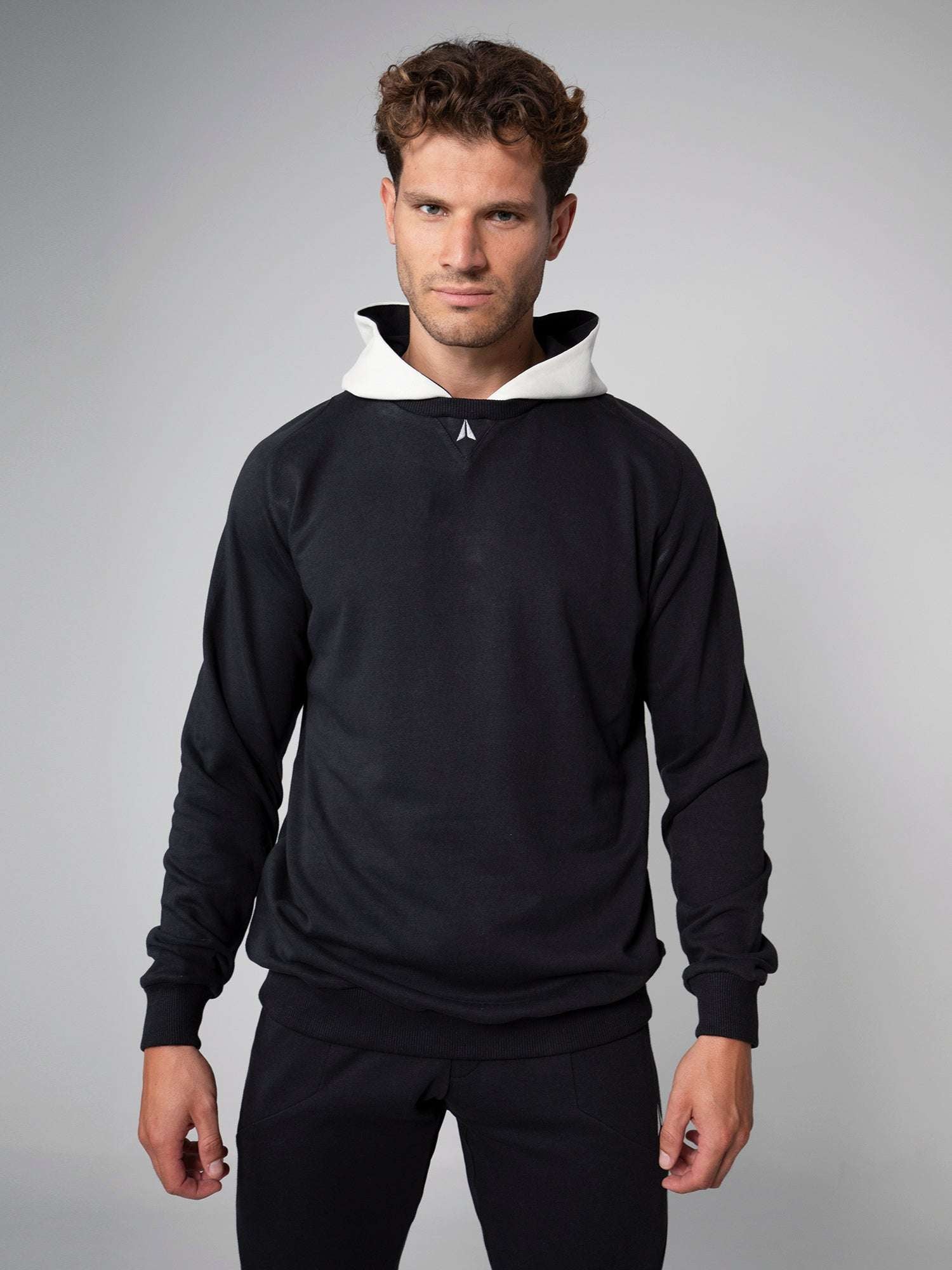 UNISEX CHROME QAZE BI-COLOR HOODIE For Men - Aora Activewear Shop online in Dubai
