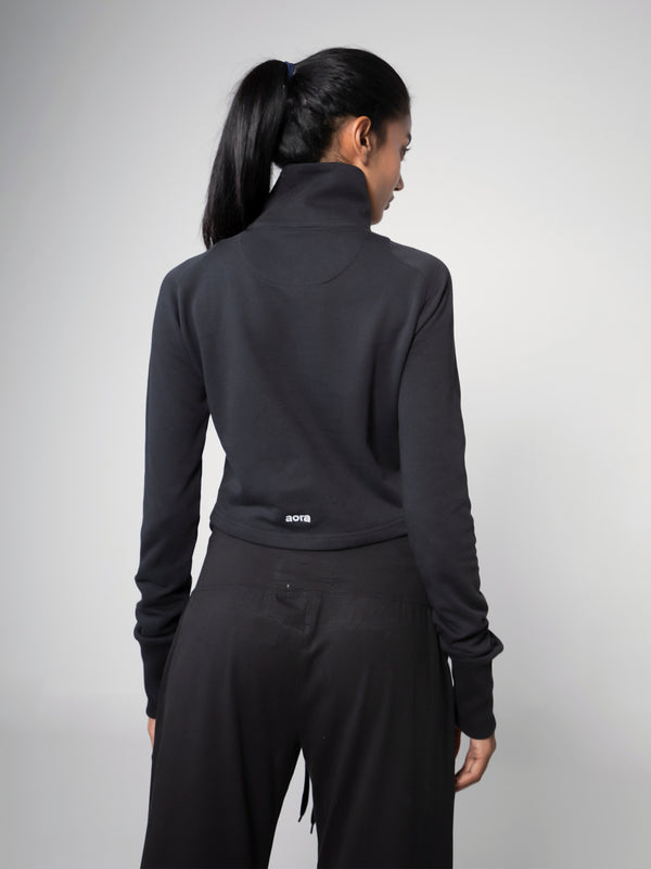 MIHO HALF ZIP SWEATER