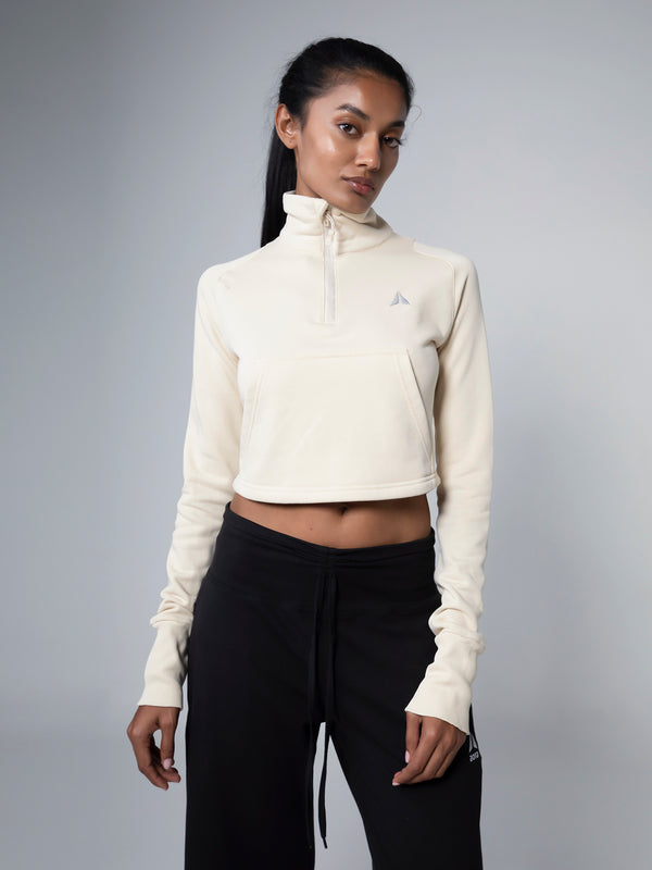 MIHO HALF ZIP SWEATER