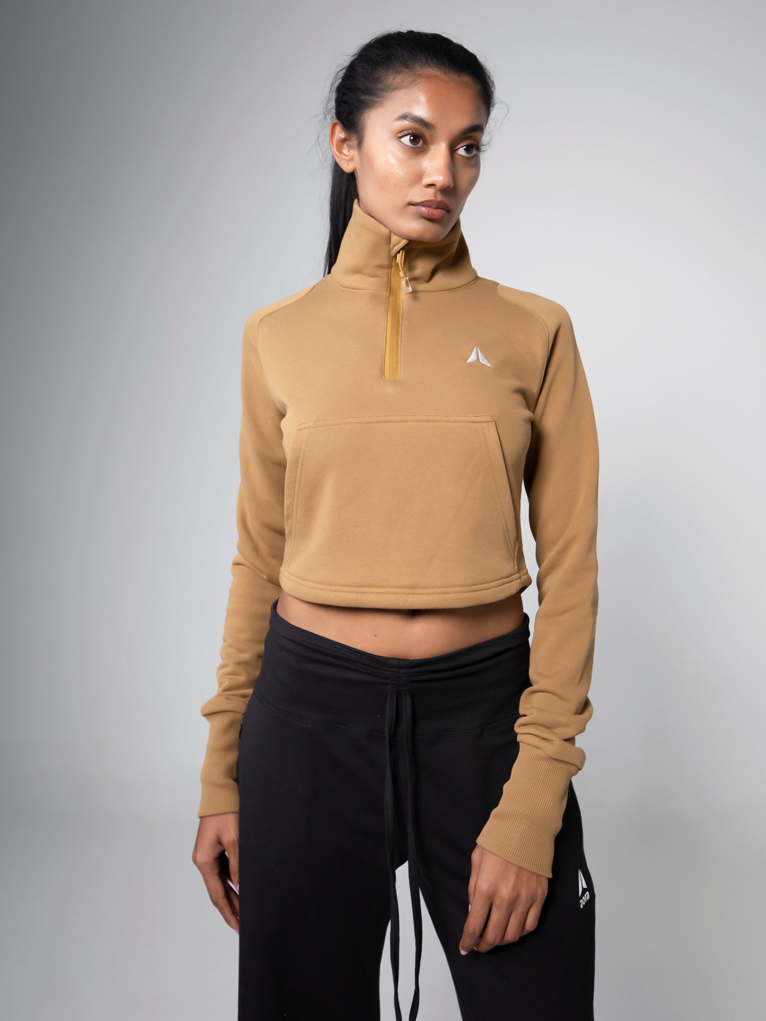 MIHO HALF ZIP SWEATER