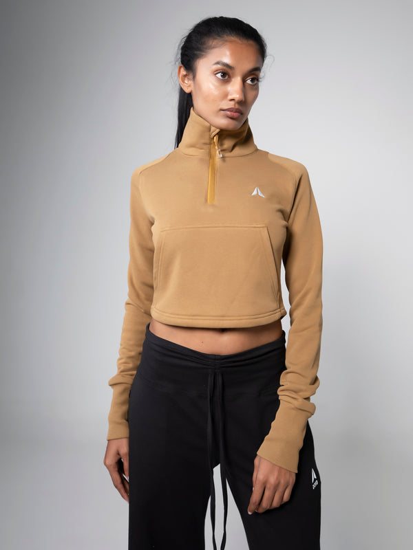 MIHO HALF ZIP SWEATER