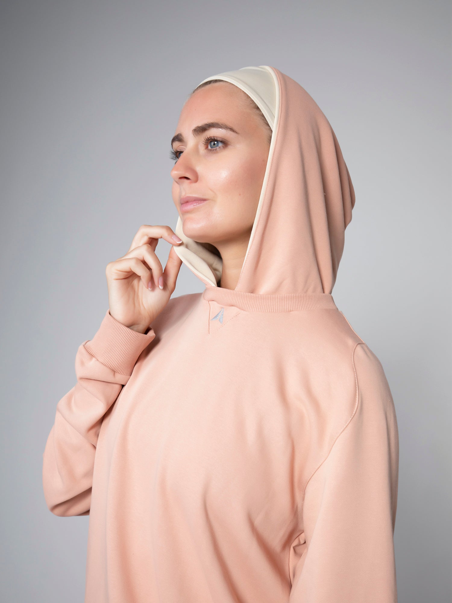 UNISEX CHROME QAZE BI-COLOR HOODIE