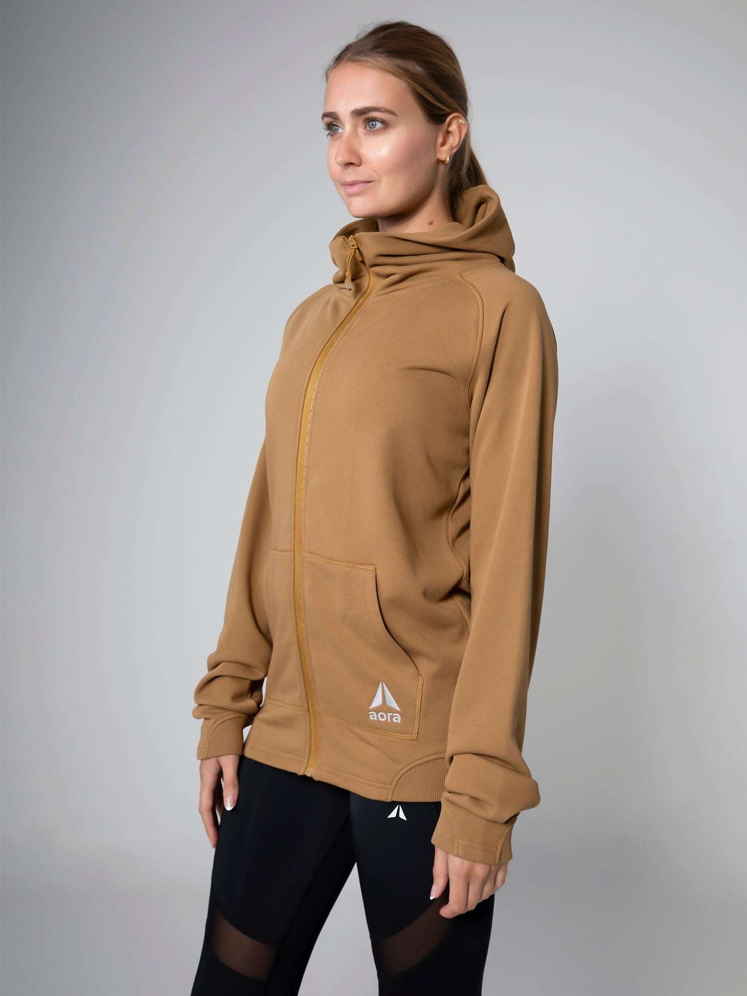 OVERSIZED ZIPPER HOODIE For Women - Aora Activewear Shop online in Dubai