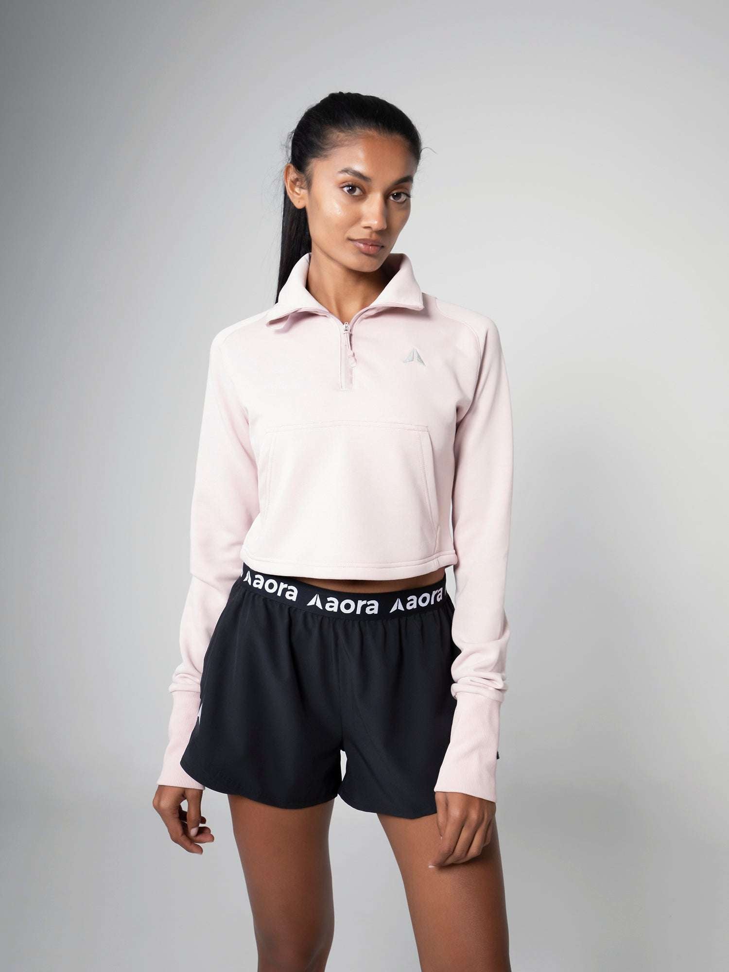 MIHO HALF ZIP SWEATER For Women - Aora Athliesure Shop online in UAE