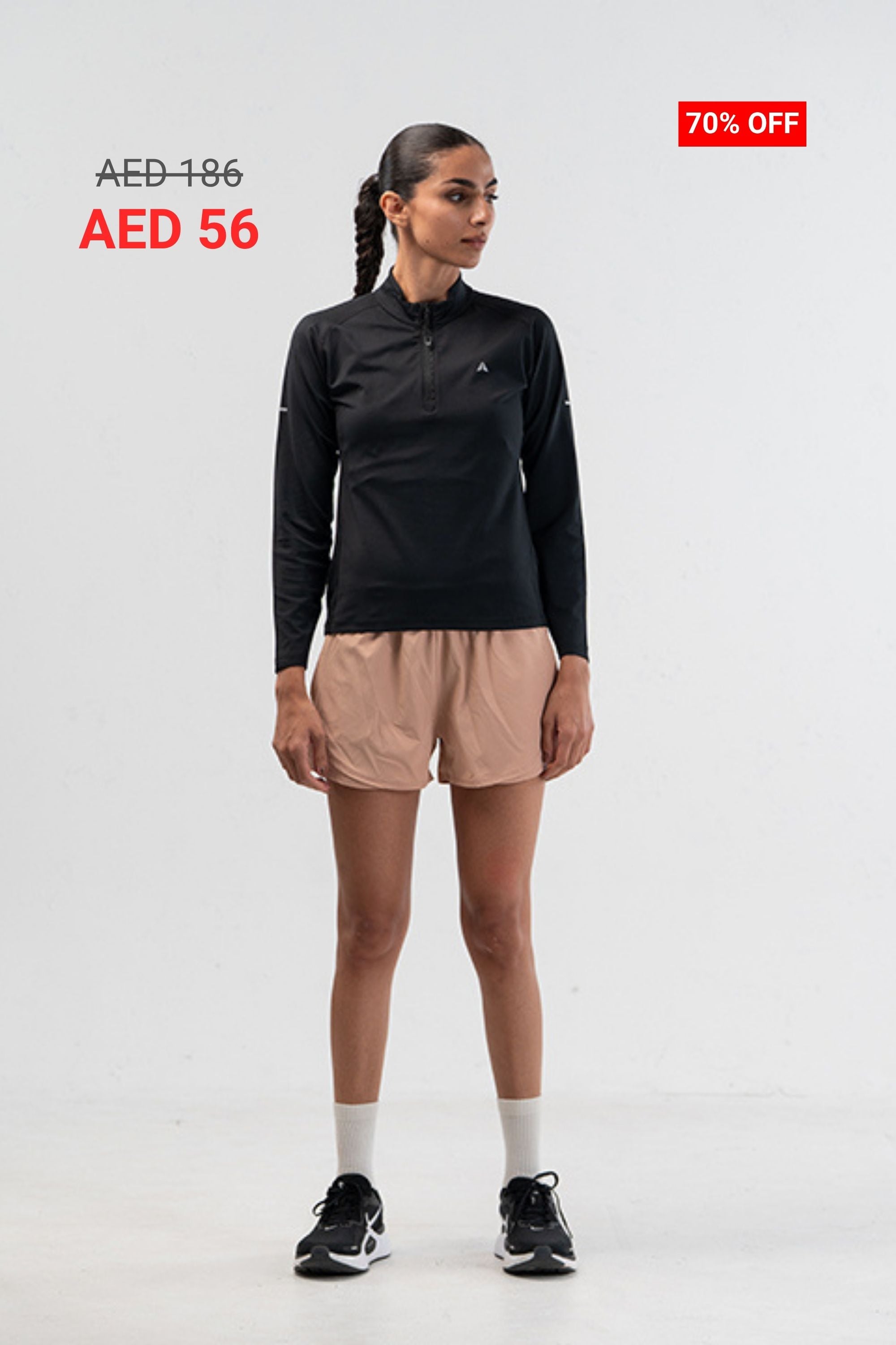365 HALF ZIPPER LONGSLEEVE