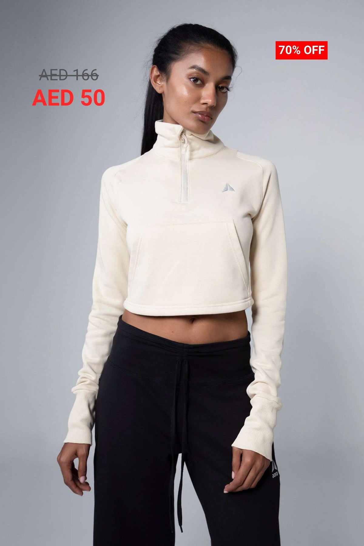 MIHO HALF ZIP SWEATER