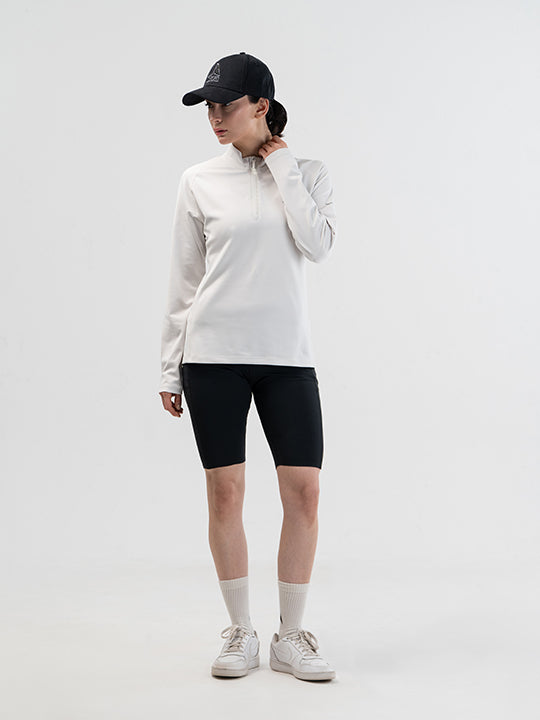 365 HALF ZIPPER LONGSLEEVE
