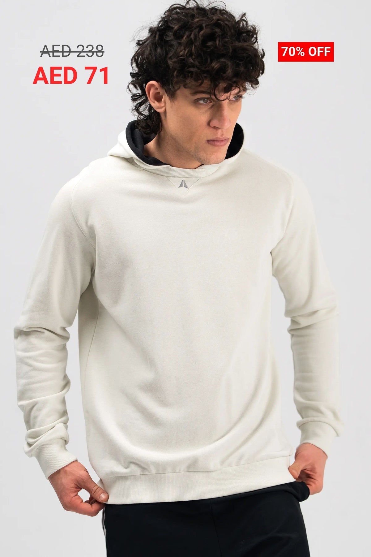 UNISEX CHROME QAZE BI-COLOR HOODIE