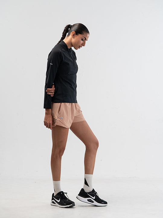 365 HALF ZIPPER LONGSLEEVE
