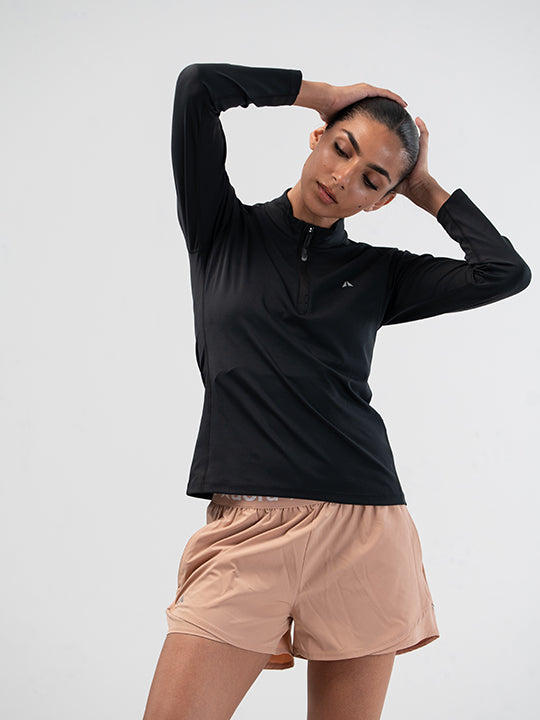 365 HALF ZIPPER LONGSLEEVE