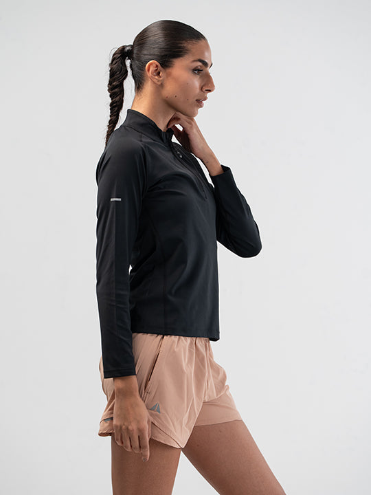 365 HALF ZIPPER LONGSLEEVE
