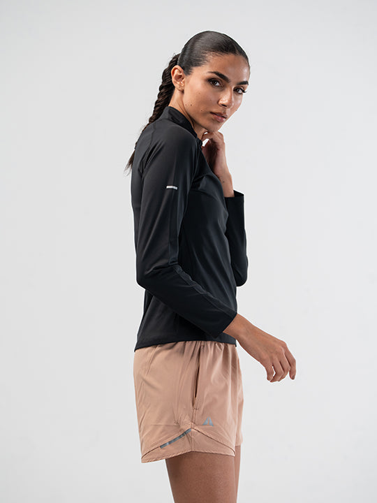 365 HALF ZIPPER LONGSLEEVE