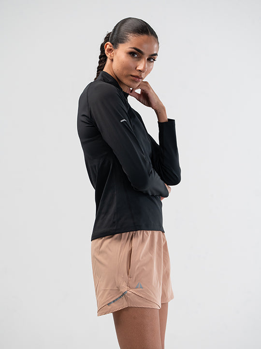 365 HALF ZIPPER LONGSLEEVE