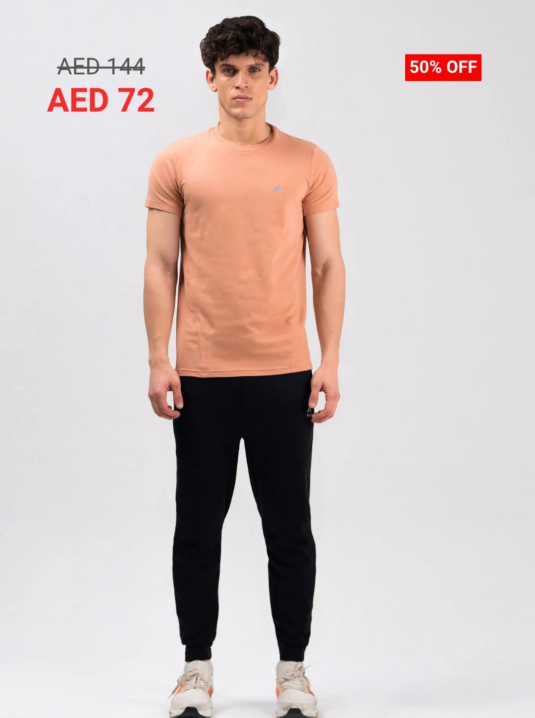 PERFORMANCE BASIC TSHIRT - TERRACOTTA