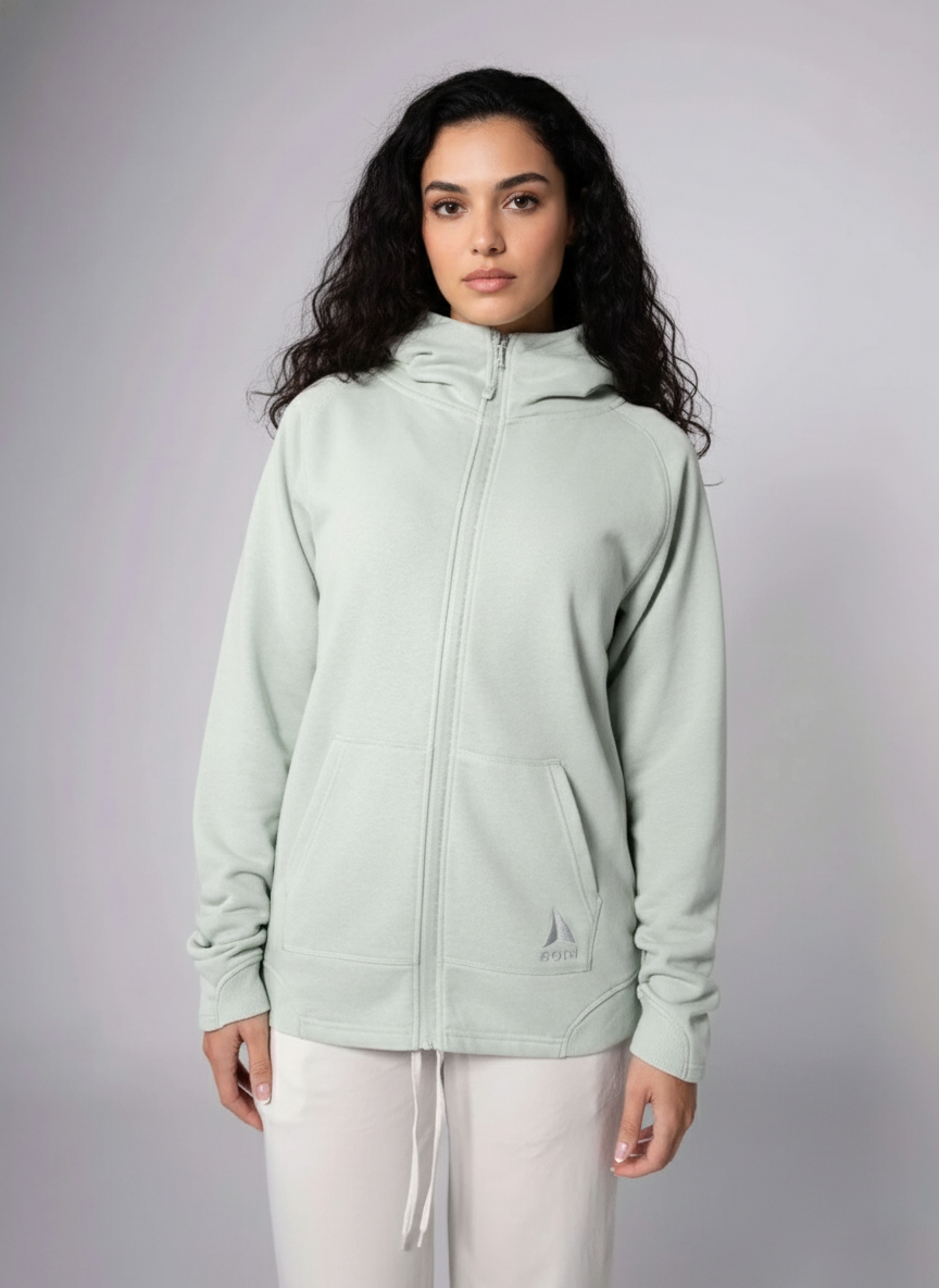 OVERSIZED ZIPPER HOODIE
