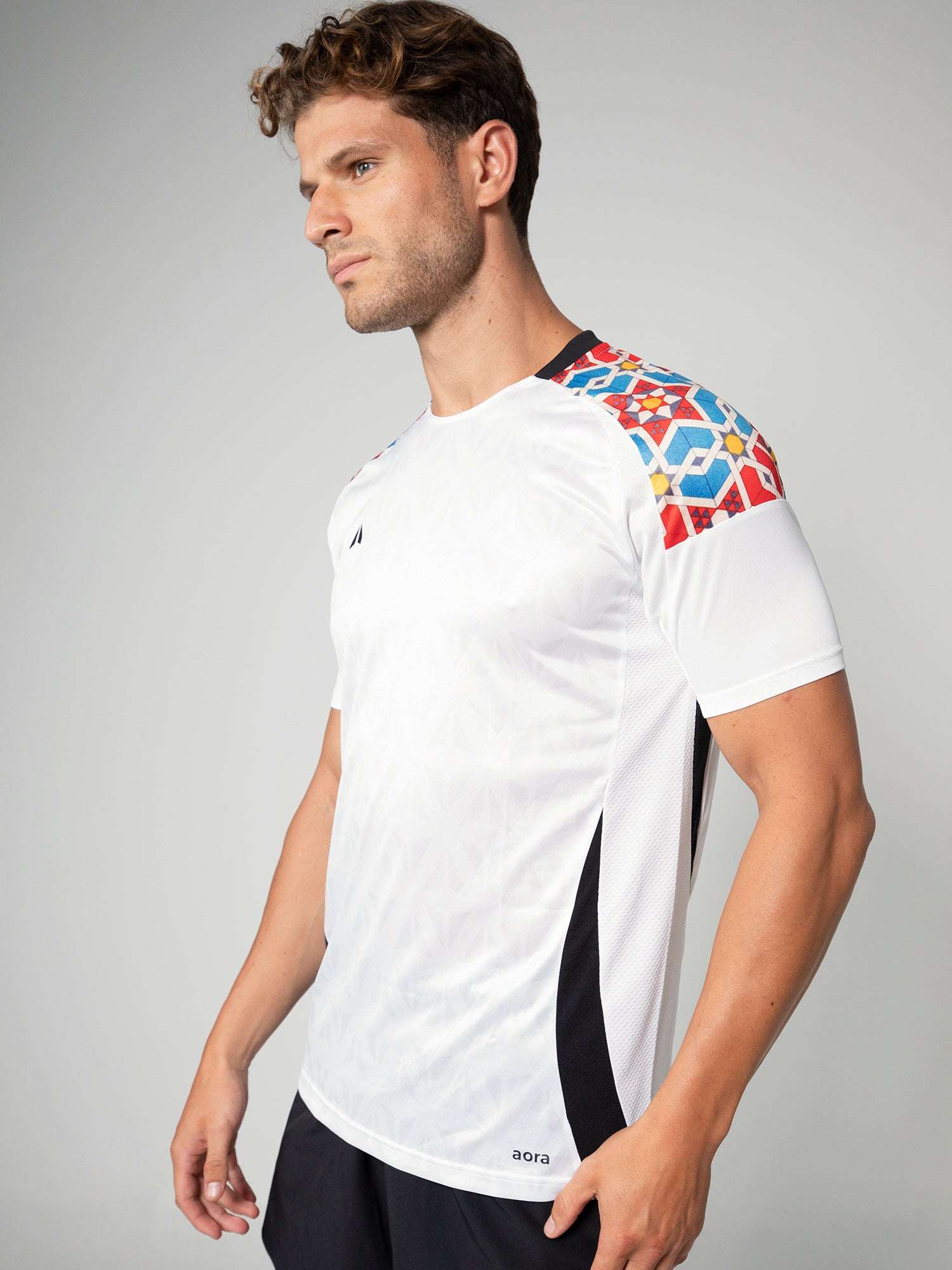 SOCCER JERSEY V1 - WHITE For Men - Aora Activewear Shop online in UAE
