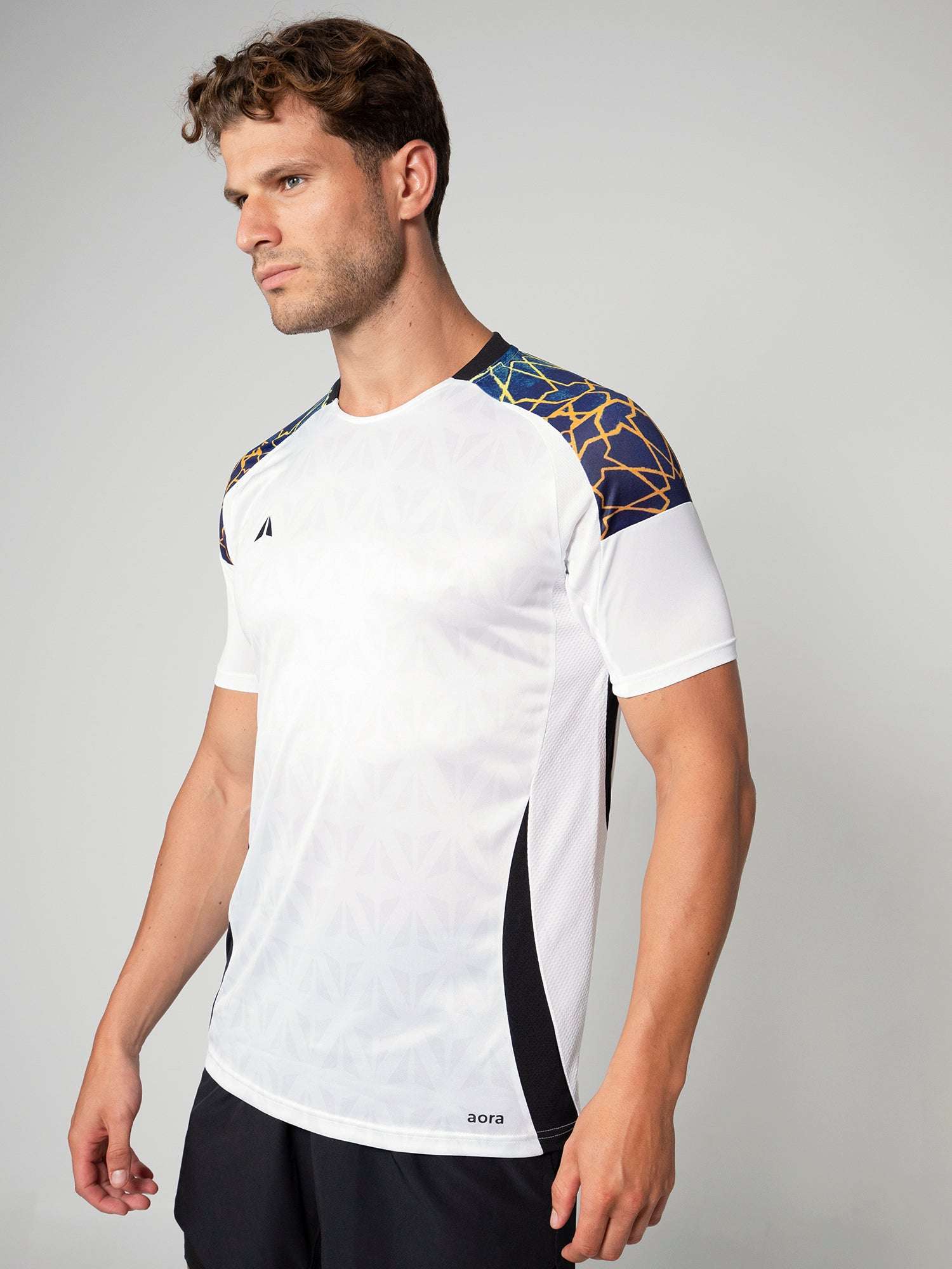 SOCCER JERSEY V8 - WHITE For Men - Aora Athliesure Shop online in Sharjah