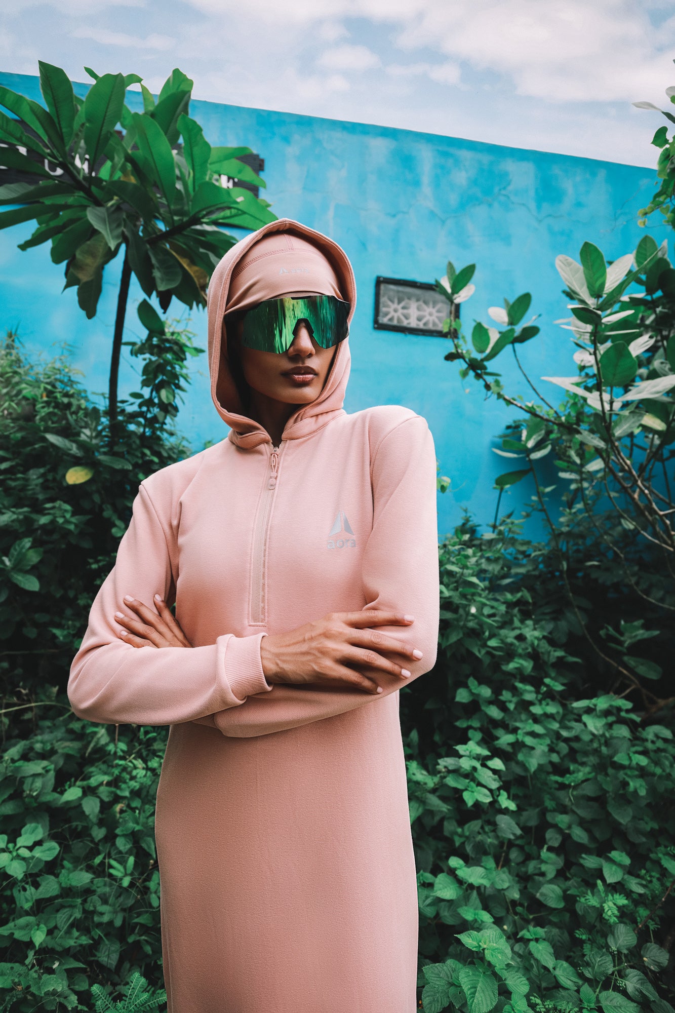 MERAKI HALF ZIP HOODIE