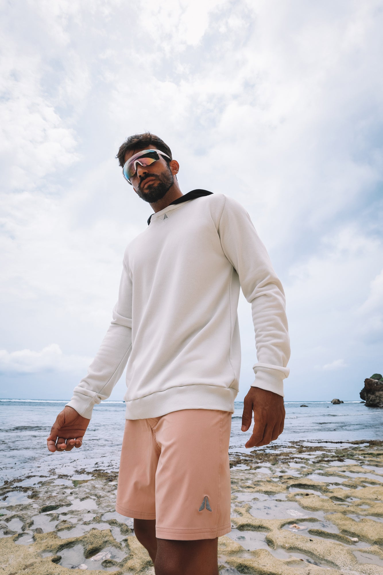 UNISEX CHROME QAZE BI-COLOR HOODIE