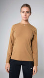 KANZEI LONGSLEEVE - CARAMEL For Women - Aora Athliesure Shop online in Dubai