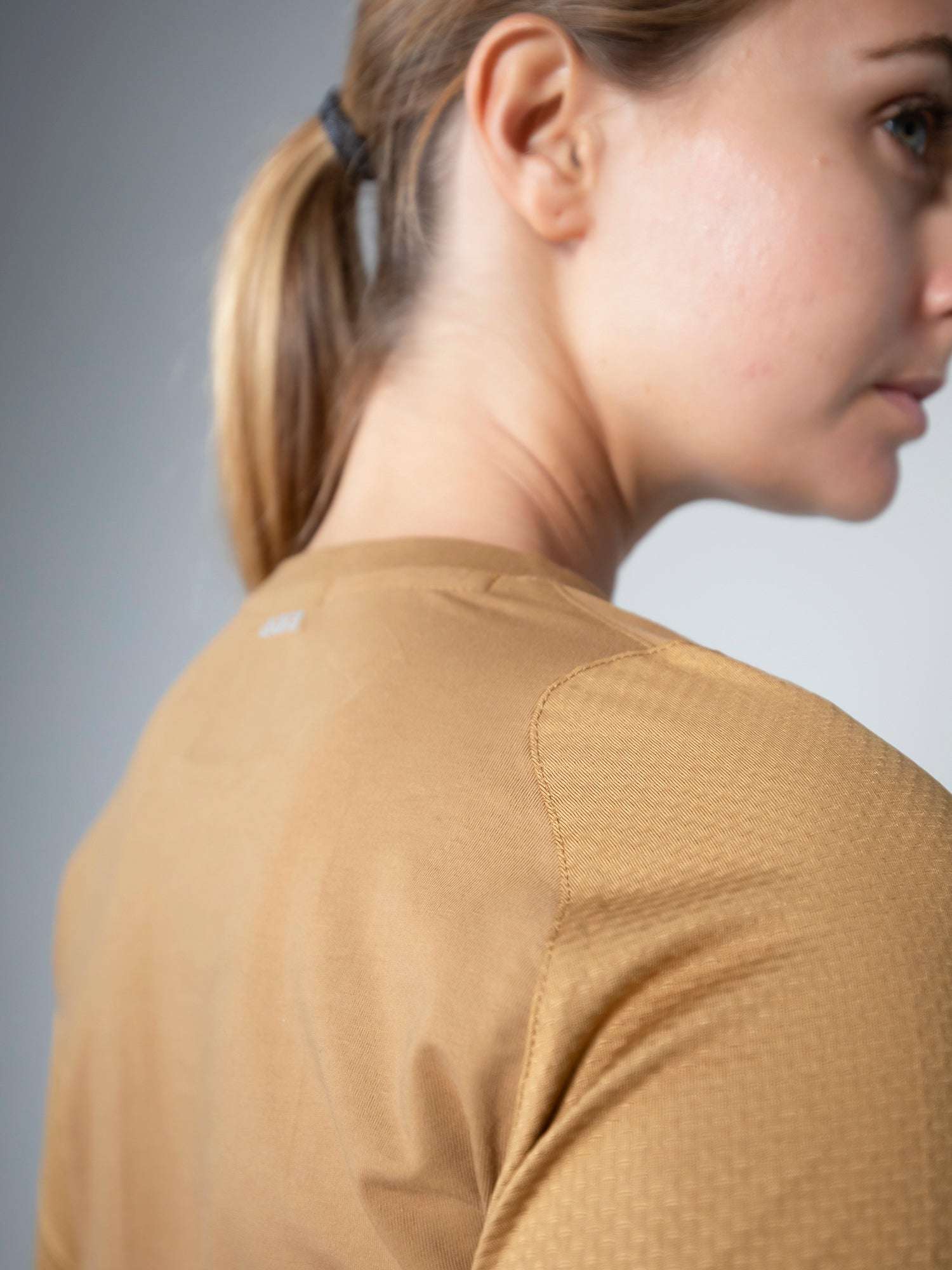 KANZEI LONGSLEEVE - CARAMEL For Women - Aora Athliesure Shop online in Dubai